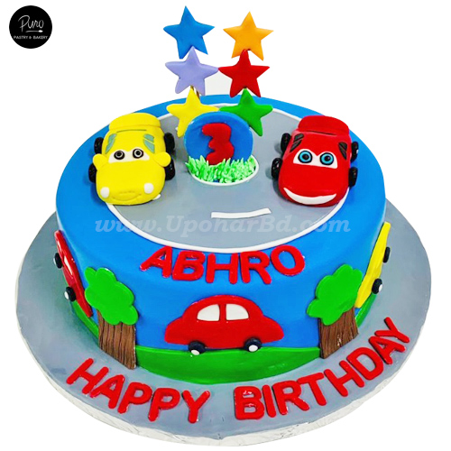 Car Theme Cake